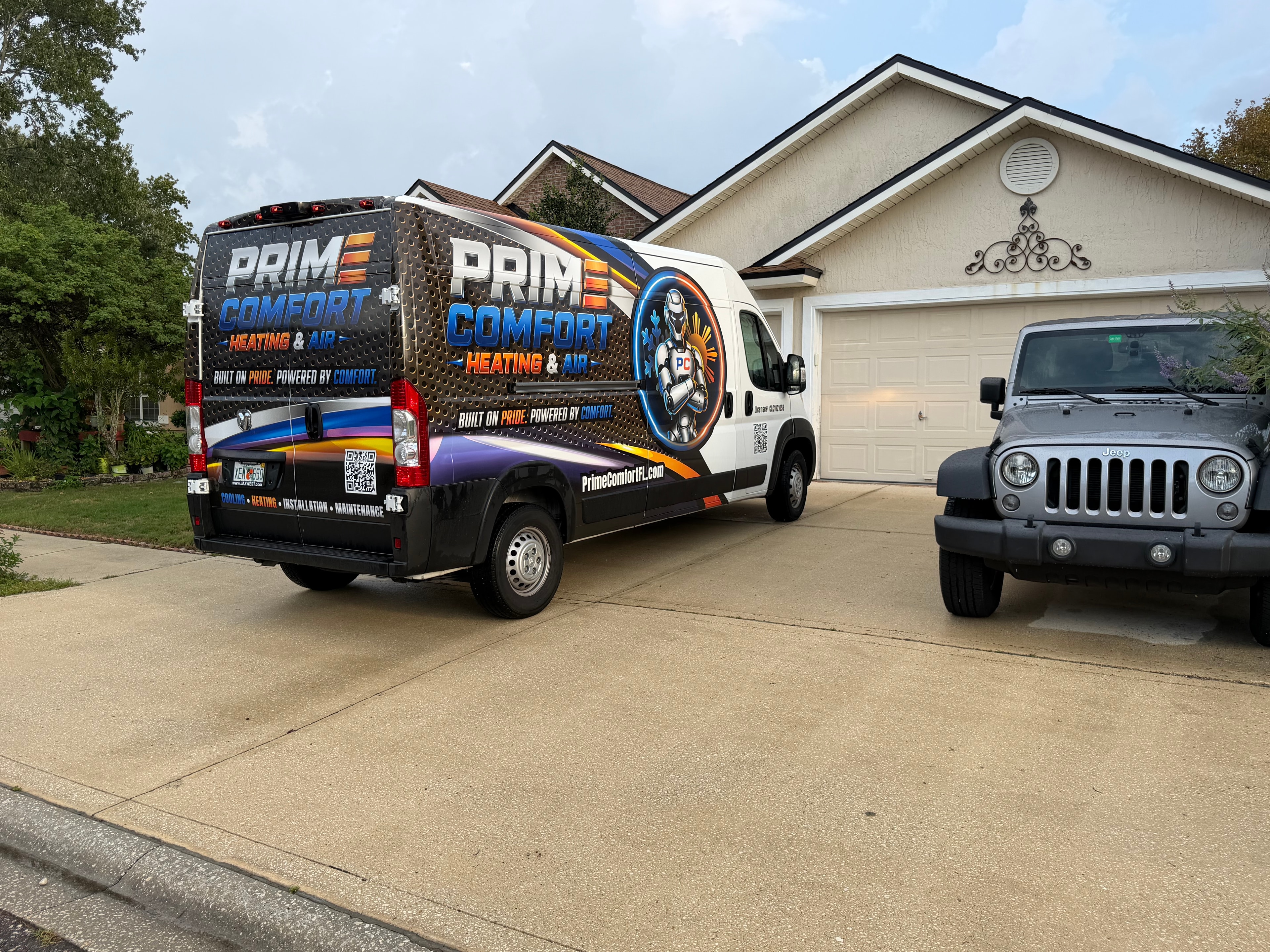 Prime Comfort service van — Jacksonville, FL